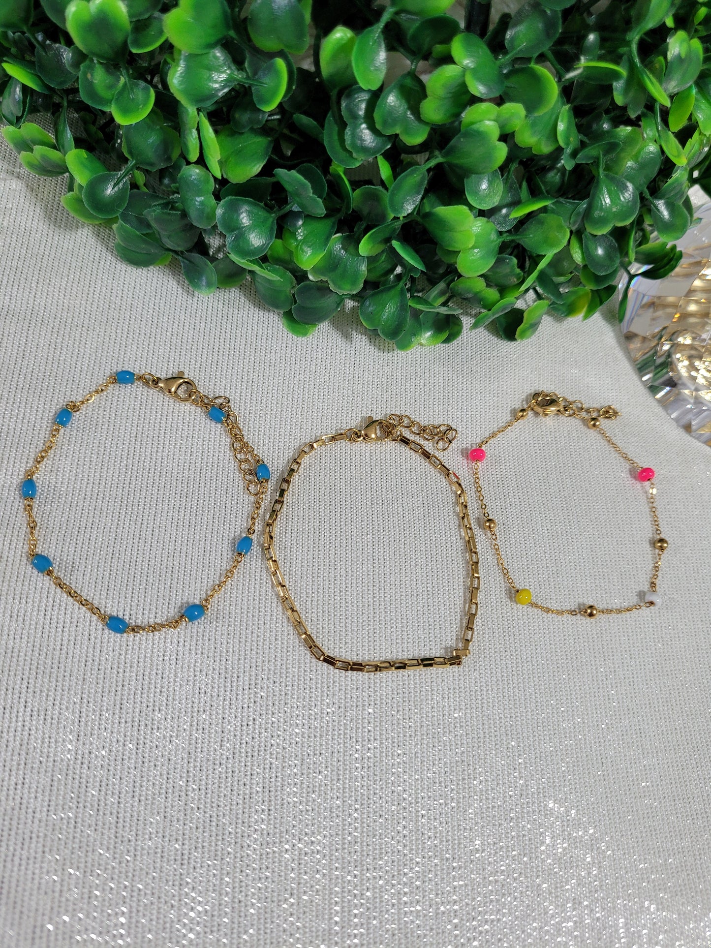 Pulsera De Cadenas Trio