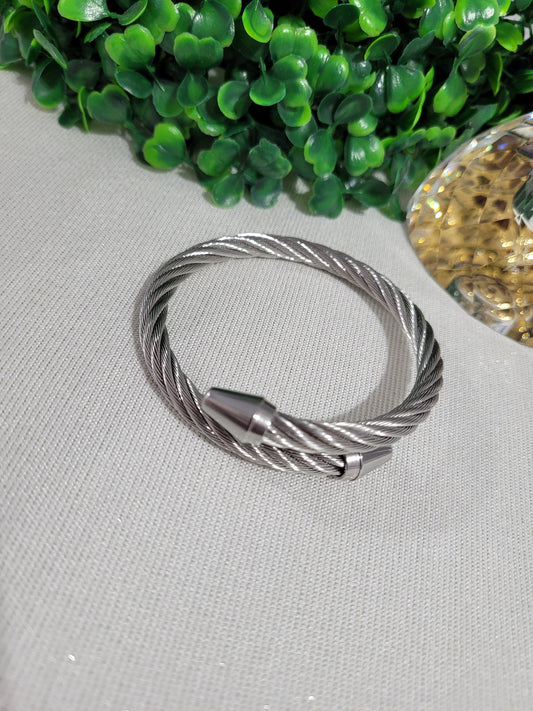 Pulsera Bangle Trenzada